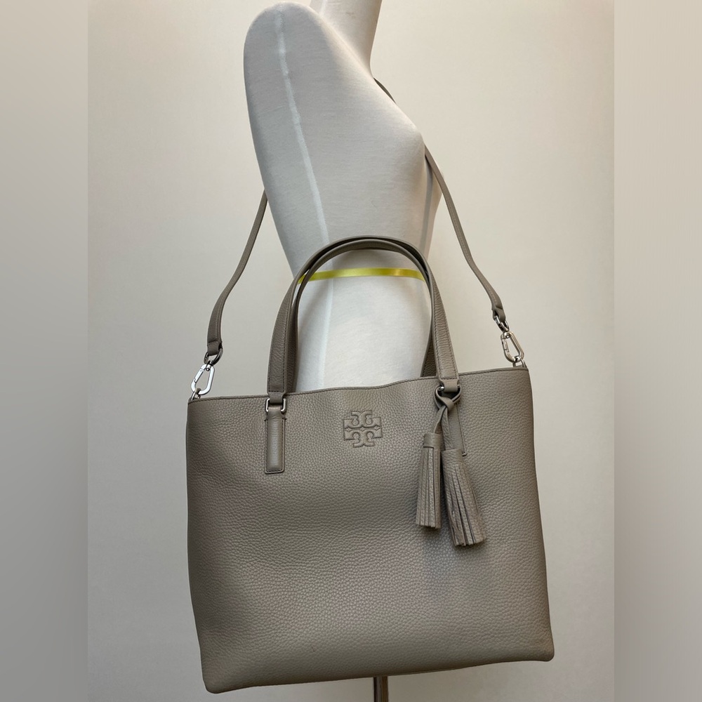 Tory Burch Thea Zip Tote w/Removable Cross Body Strap
